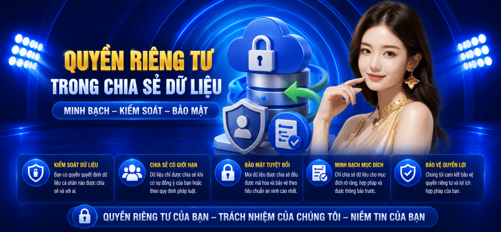 CHÍNH SÁCH CHIA SẺ DỮ LIỆU,MINH BẠCH MỤC ĐÍCH – BẢO VỆ THÔNG TIN – TÔN TRỌNG QUYỀN RIÊNG TƯ